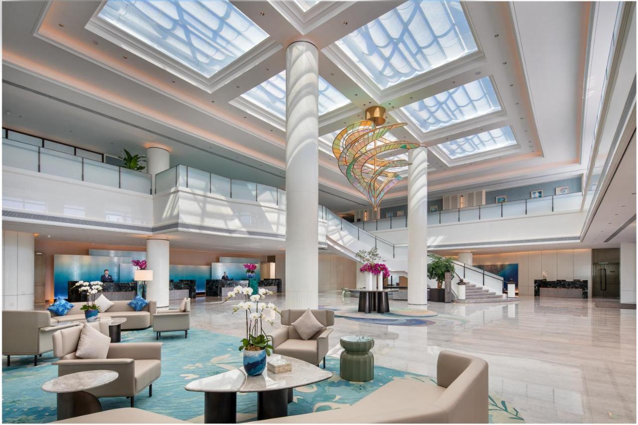 Xiamen International Seaside Hotel -Hotel Corridor Leads To The Stone Exhibition Hall Exterior photo